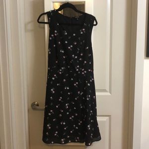 Black and floral dress
